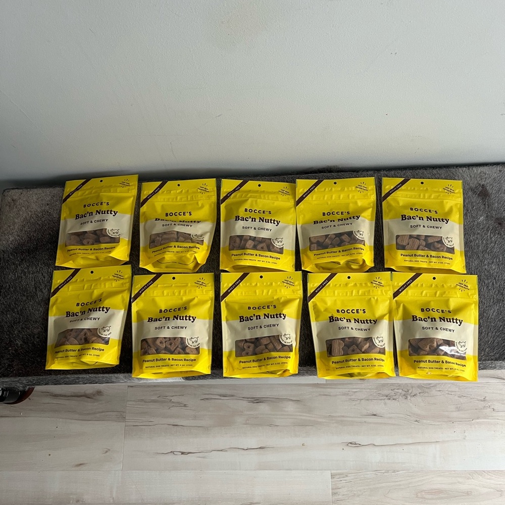 Bac'n Nutty Dog Treats - Yellow